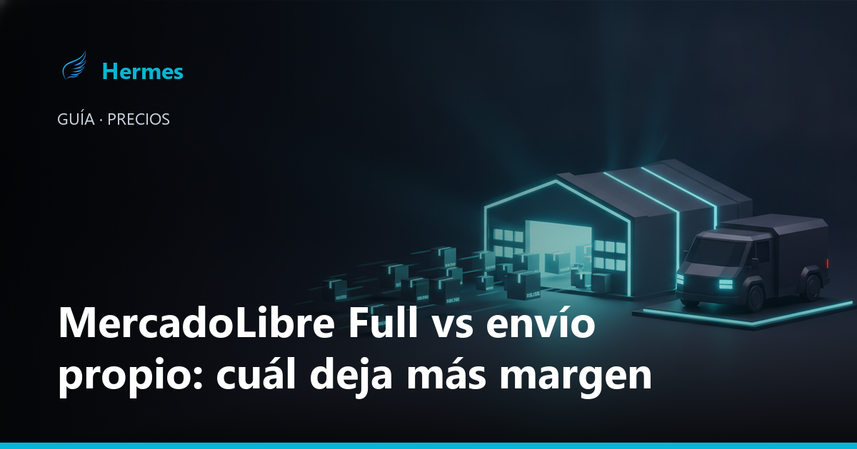 Comparación de MercadoLibre Full contra envío propio