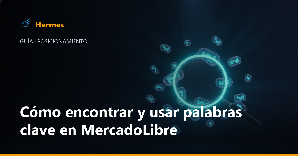 Sugerencias del buscador de MercadoLibre mostrando palabras clave reales